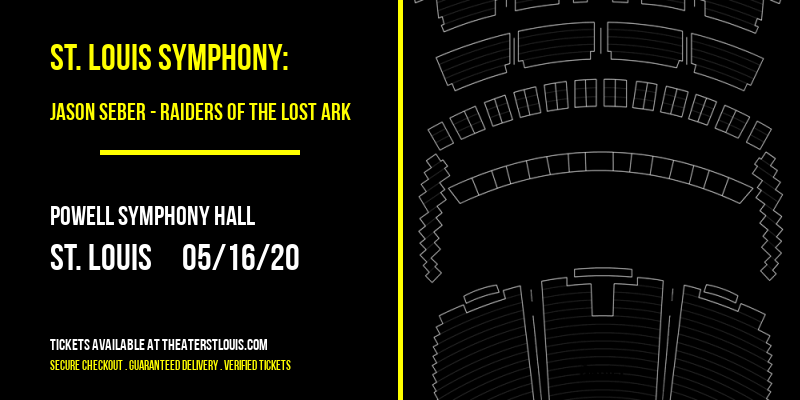 St. Louis Symphony: Jason Seber - Raiders of the Lost Ark at Powell Symphony Hall tickets St. Louis Symphony: Jason Seber - Raiders of the Lost Ark at Powell Symphony Hall